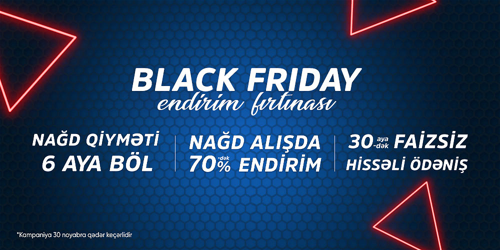 BLACK FRIDAY - ENDİRİM FIRTINASI!