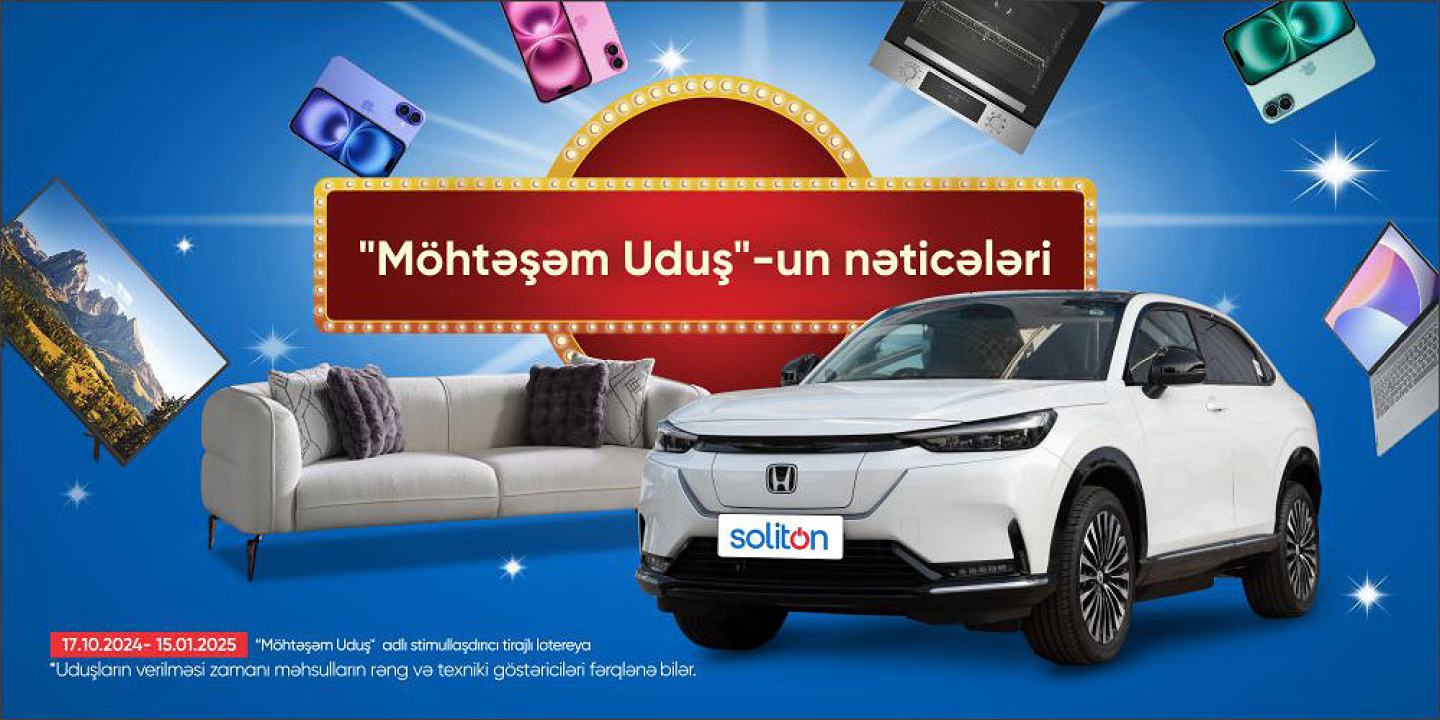 "MÖHTƏŞƏM UDUŞ" LOTEREYASININ NƏTİCƏLƏRİ AÇIQLANDI!