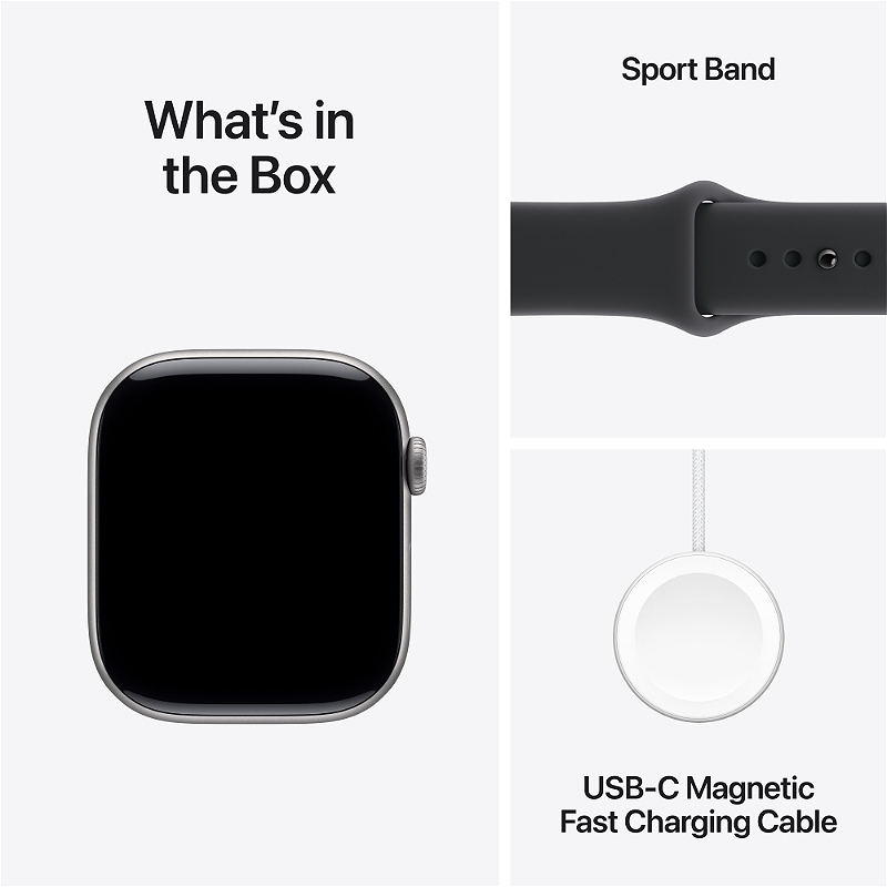 Apple Watch 11 Series 46 mm GPS Space Gray/Black Band