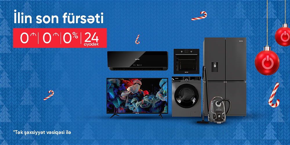 İLKİN ÖDƏNİŞSİZ, KOMİSSİYASIZ, 24 AYADƏK FAİZSİZ!