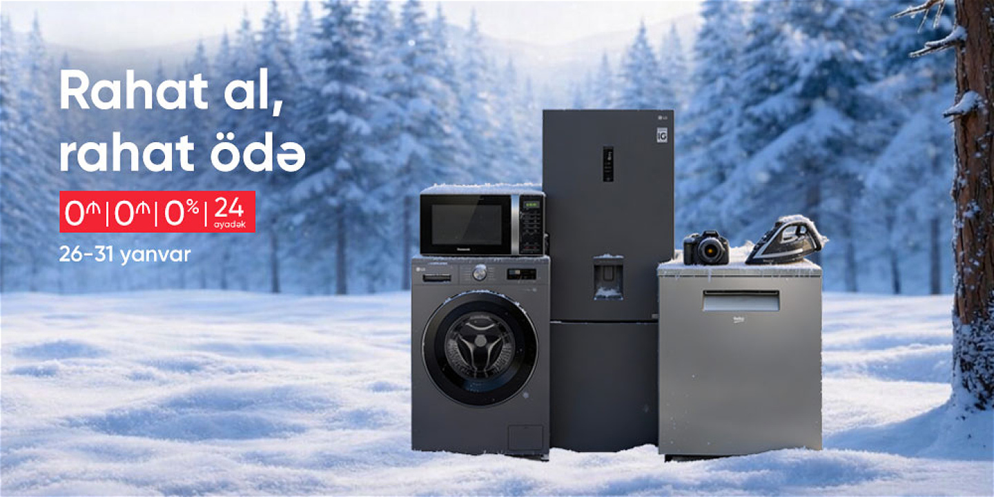 KOMİSSİYASIZ, İLKİN ÖDƏNİŞSİZ, 24 AYADƏK FAİZSİZ!