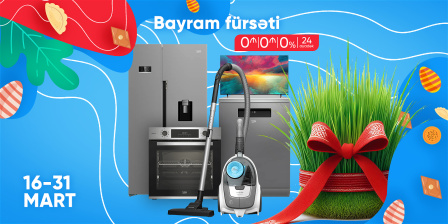 KOMİSSİYASIZ, İLKİN ÖDƏNİŞSİZ, 24 AYADƏK FAİZSİZ!