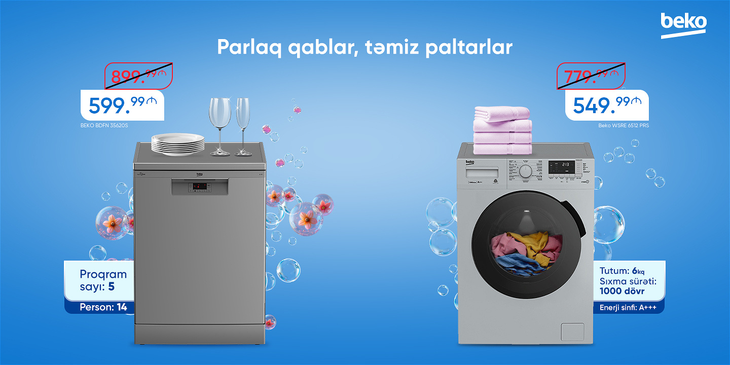 PARLAQ QABLAR, TƏMİZ PALTARLAR!