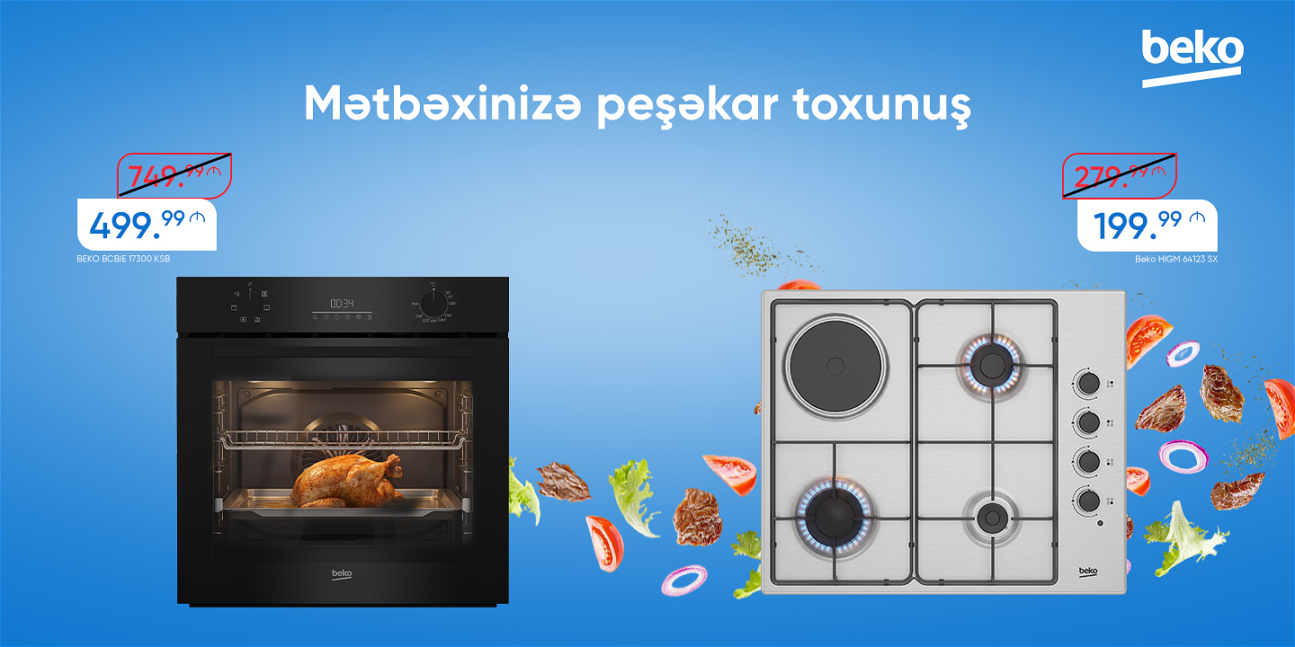 MƏTBƏXİNİZƏ PEŞƏKAR TOXUNUŞ!
