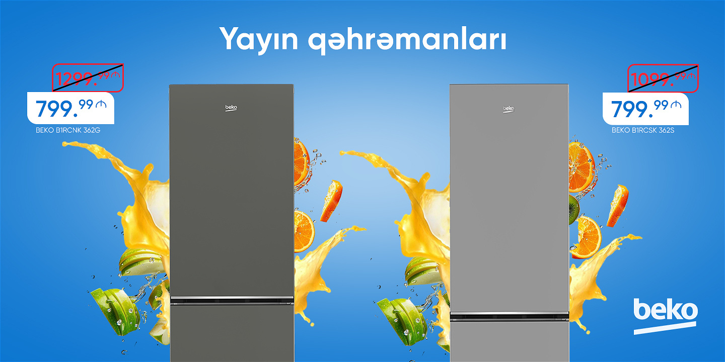 BEKO SOYUDUCULARI İLƏ QİDALAR HƏMİŞƏ TƏZƏ!
