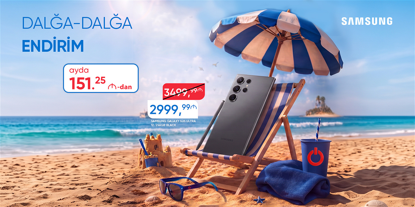 SAMSUNG GALAXY S26 ULTRA - AYDA 151.25 AZN-DƏN BAŞLAYARAQ!