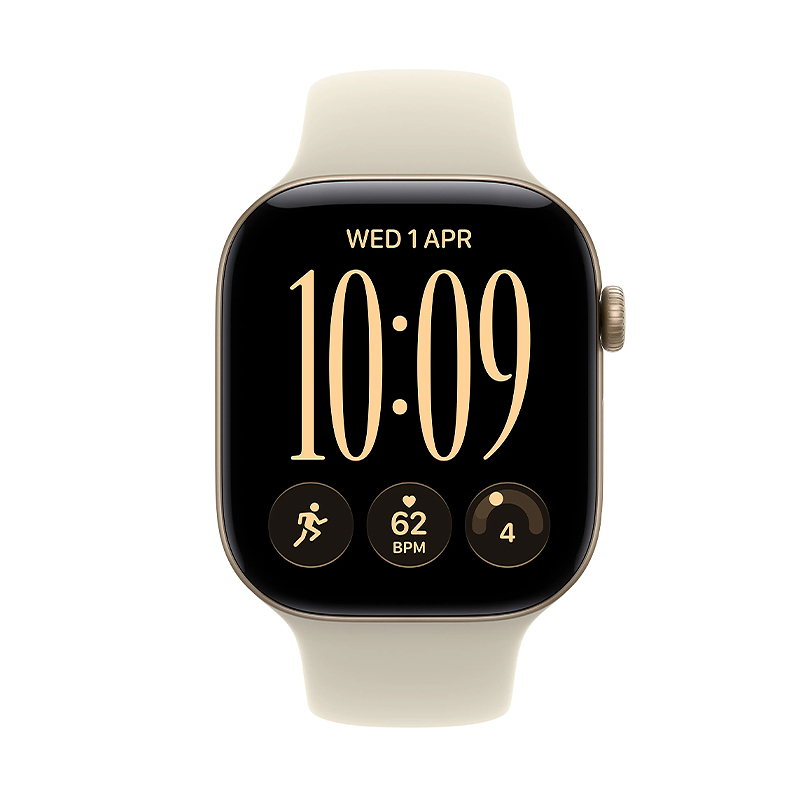 Apple Watch Series 12 GPS 42mm Light Gold Aluminium Case with Sand Sport Band