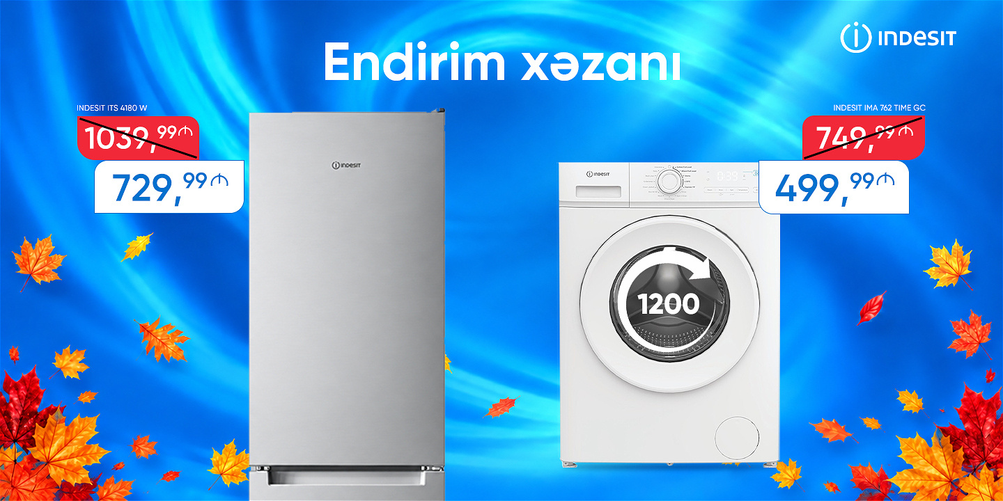 İNDESİT MƏHSULLARI EVİNİZDƏ!