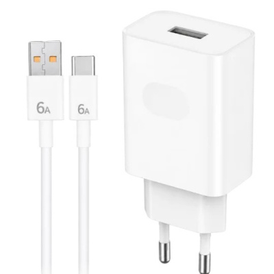 Charger USB Honor 45W + Cable-C White