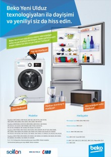 SOLİTON-DAN BEKO AQUA FUSİON TEXNOLOGİYALI PALTARYUYAN MAŞIN KAMPANİYASI!
