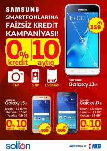 SOLİTON-DAN SAMSUNG SMARTFONLARINA FAİZSİZ KREDİT KAMPANİYASI!